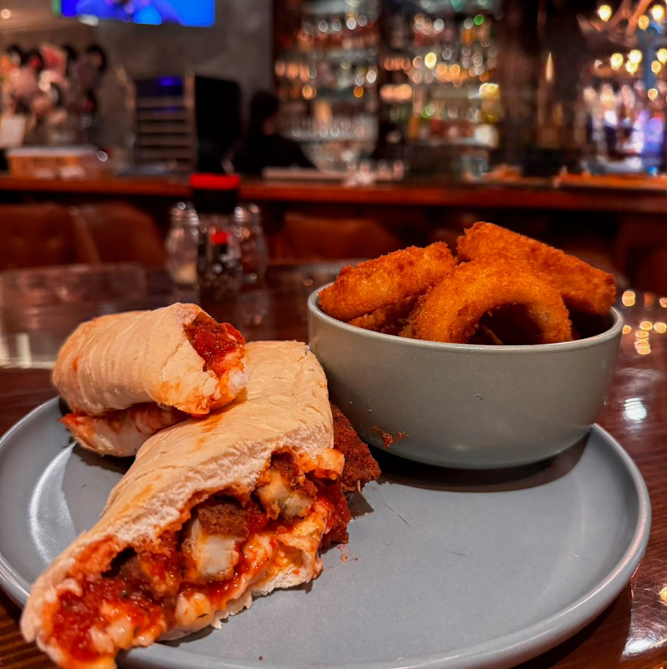 Chicken Parmesan Sandwich.