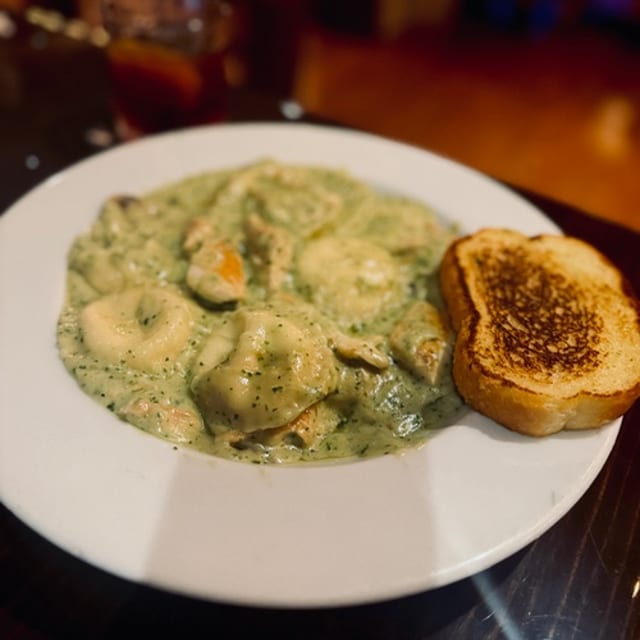 Chicken Pesto Ravioli.