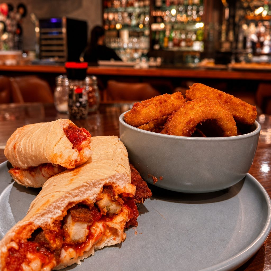 Chicken Parmesan Sandwich.