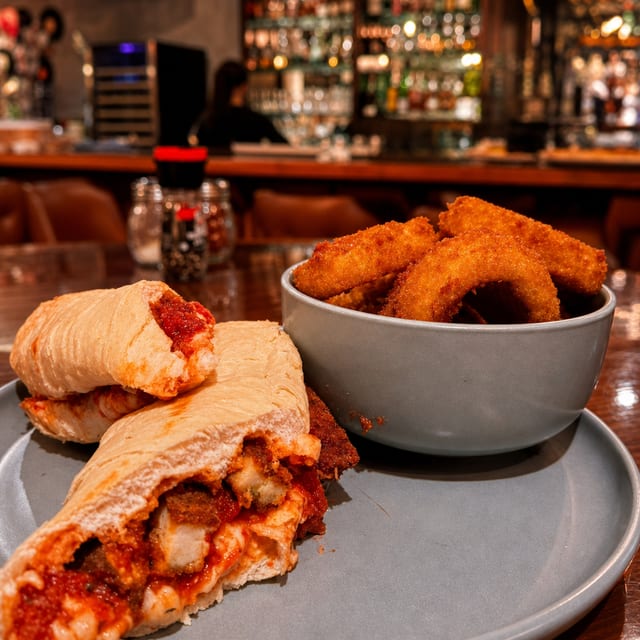 Chicken Parmesan Sandwich.