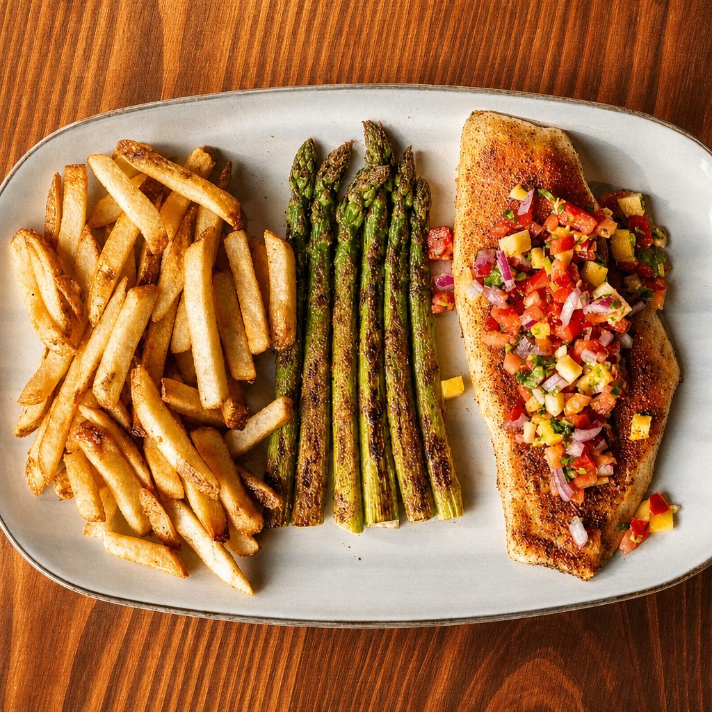 Blackened Red Fish.